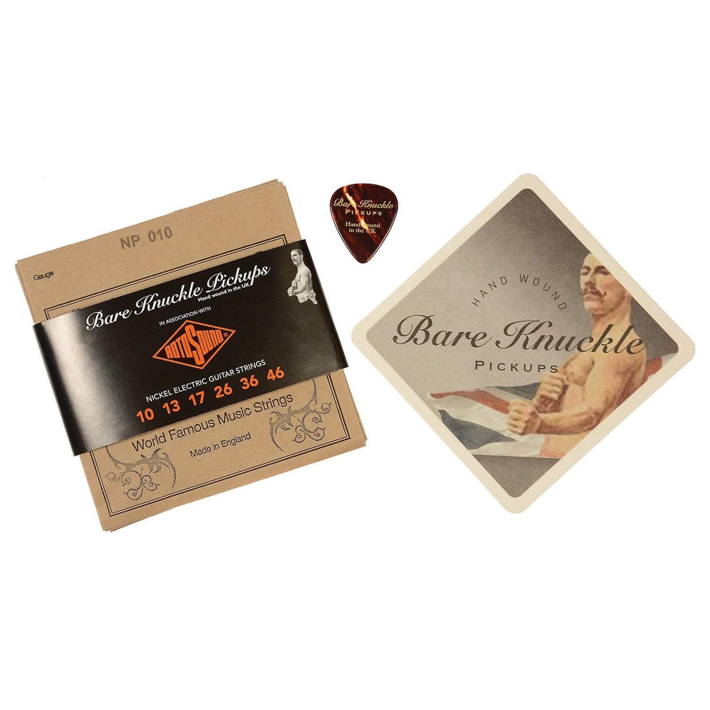 Bare Knuckle HB Aftermath Set 50mm 4-Conductor Short Leg Nickel Parts / Guitar Pickups