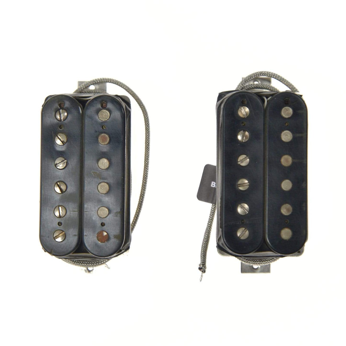 Bare Knuckle HB Stormy Monday Set 50mm 2-Conductor Long Leg Unpotted Aged Black Parts / Guitar Pickups