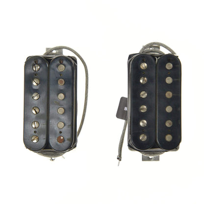 Bare Knuckle HB Stormy Monday Set 50mm 2-Conductor Long Leg Unpotted Aged Black Parts / Guitar Pickups