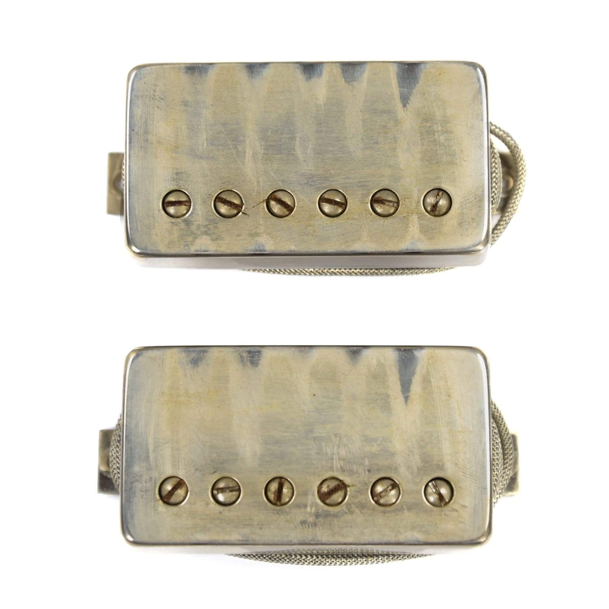 Bare Knuckle HB Stormy Monday Set 50mm 2-Conductor Long Leg Unpotted Aged Nickel Parts / Guitar Pickups