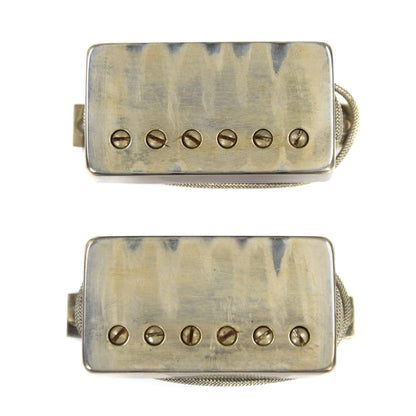 Bare Knuckle HB Stormy Monday Set 50mm 2-Conductor Long Leg Unpotted Aged Nickel Parts / Guitar Pickups