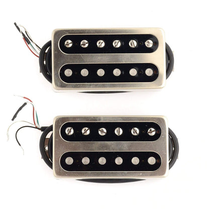 Bare Knuckle HB The Mule Set 50mm 4-Conductor Short Leg Unpotted Raw Nickel Radiator Parts / Guitar Pickups