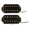 Bare Knuckle Humbucker The Mule Set 50mm 4-Conductor Short Leg Unpotted Black Cover Parts / Guitar Pickups