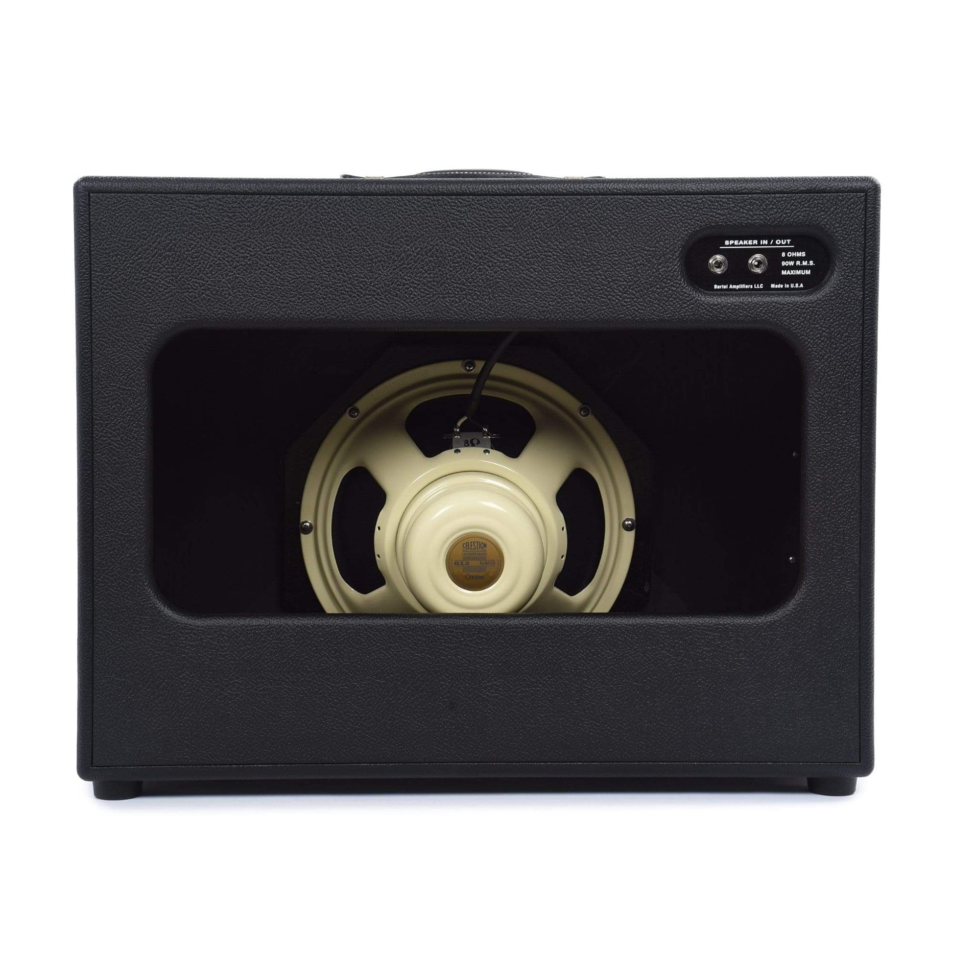 Bartel Roseland 1x12 Extension Cabinet Slanted Front Black Tolex w/Celestion Alnico Cream Amps / Guitar Cabinets