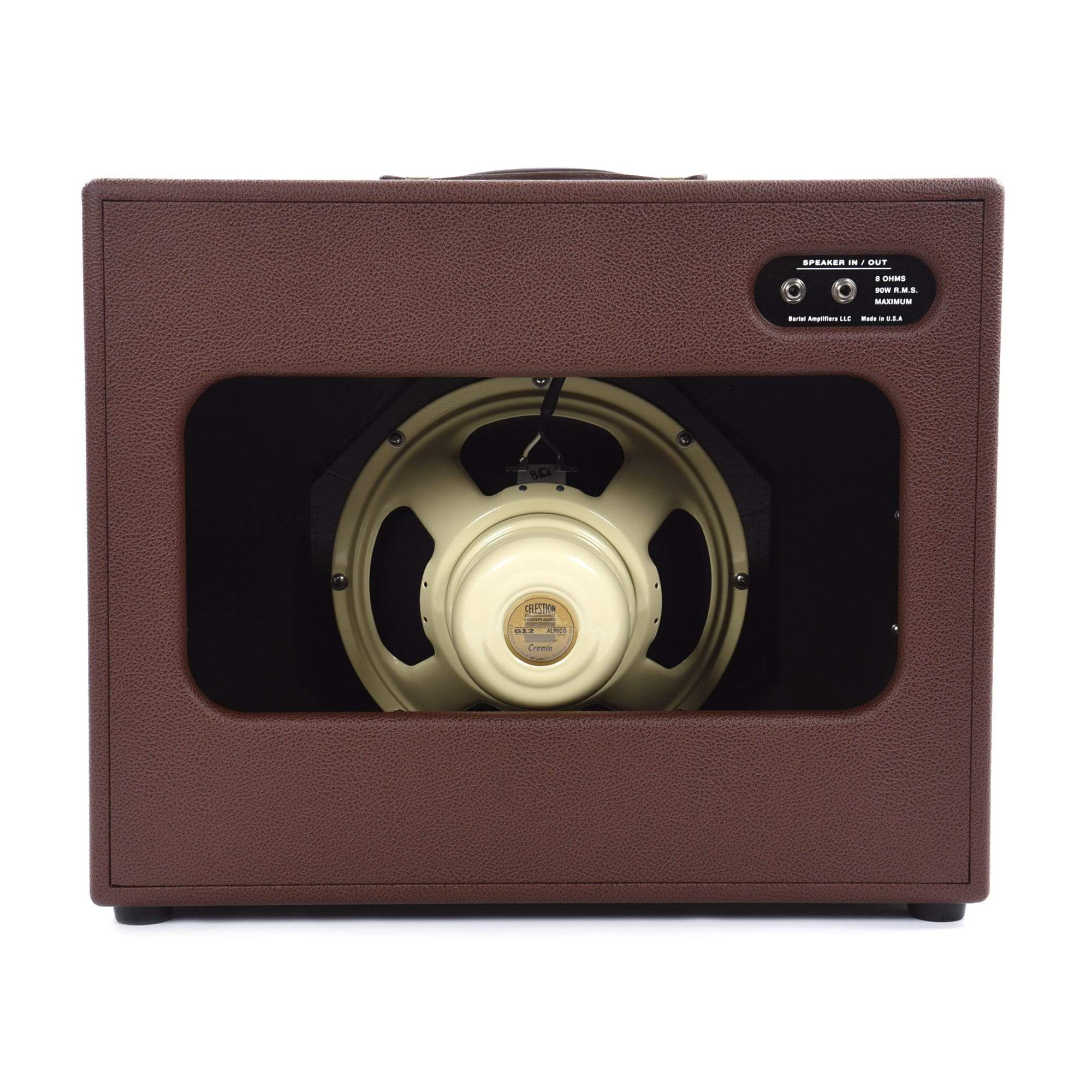 Bartel Starwood 1x12 Extension Cabinet Slanted Front Ivory/Brown Tolex w/Celestion Alnico Cream Amps / Guitar Cabinets