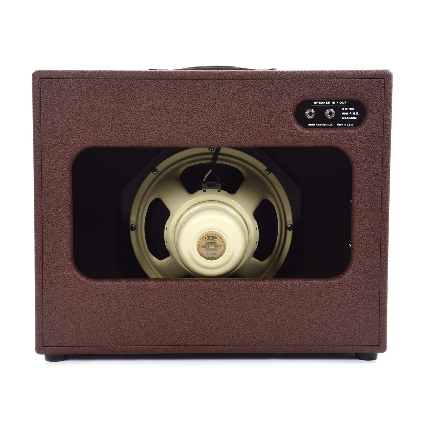 Bartel Starwood 1x12 Extension Cabinet Slanted Front Ivory/Brown Tolex w/Celestion Alnico Cream Amps / Guitar Cabinets