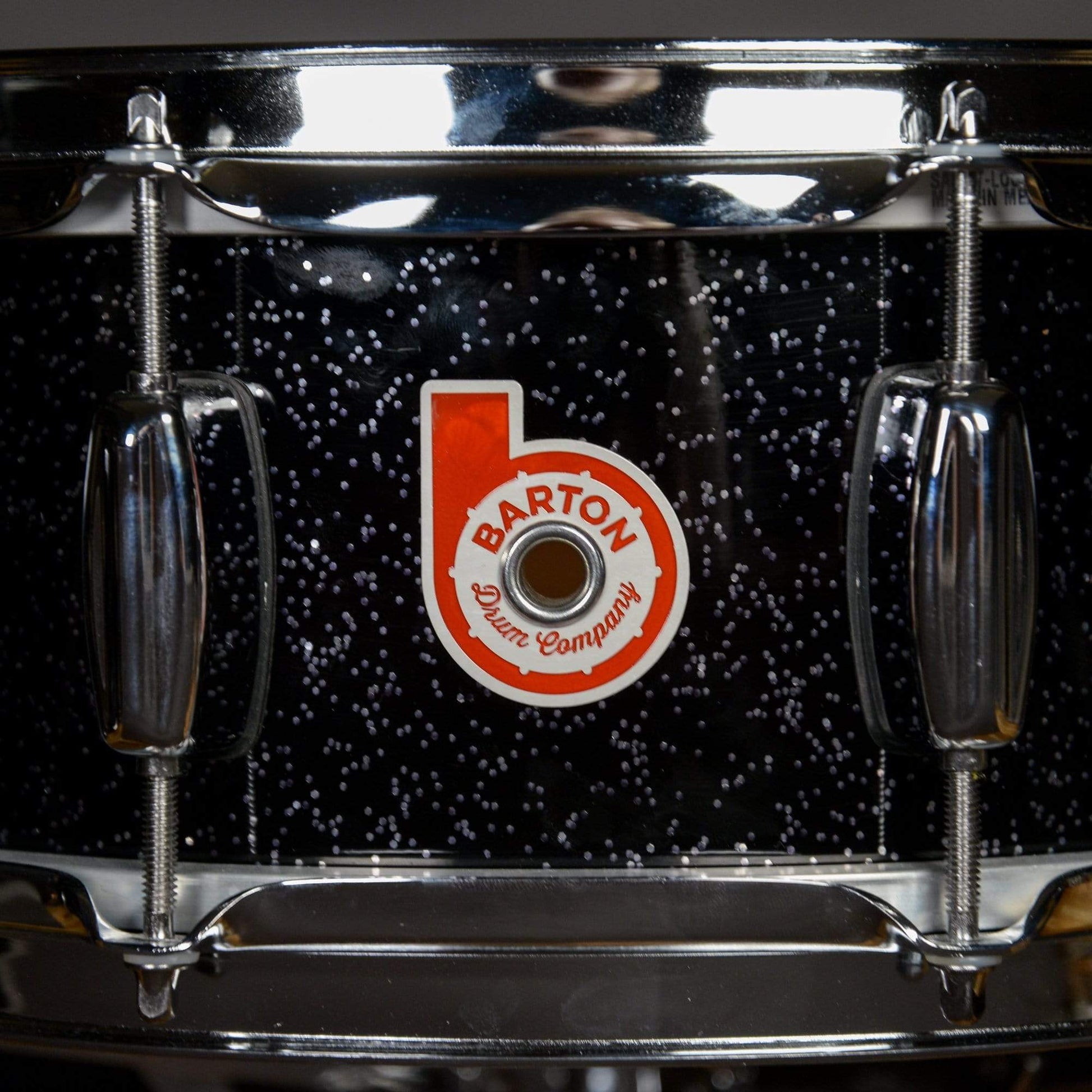Barton Drum Co. 13/16/22/5x14 4pc. North American Maple Drum Kit Black Sparkle