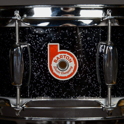 Barton Drum Co. 13/16/22/5x14 4pc. North American Maple Drum Kit Black Sparkle