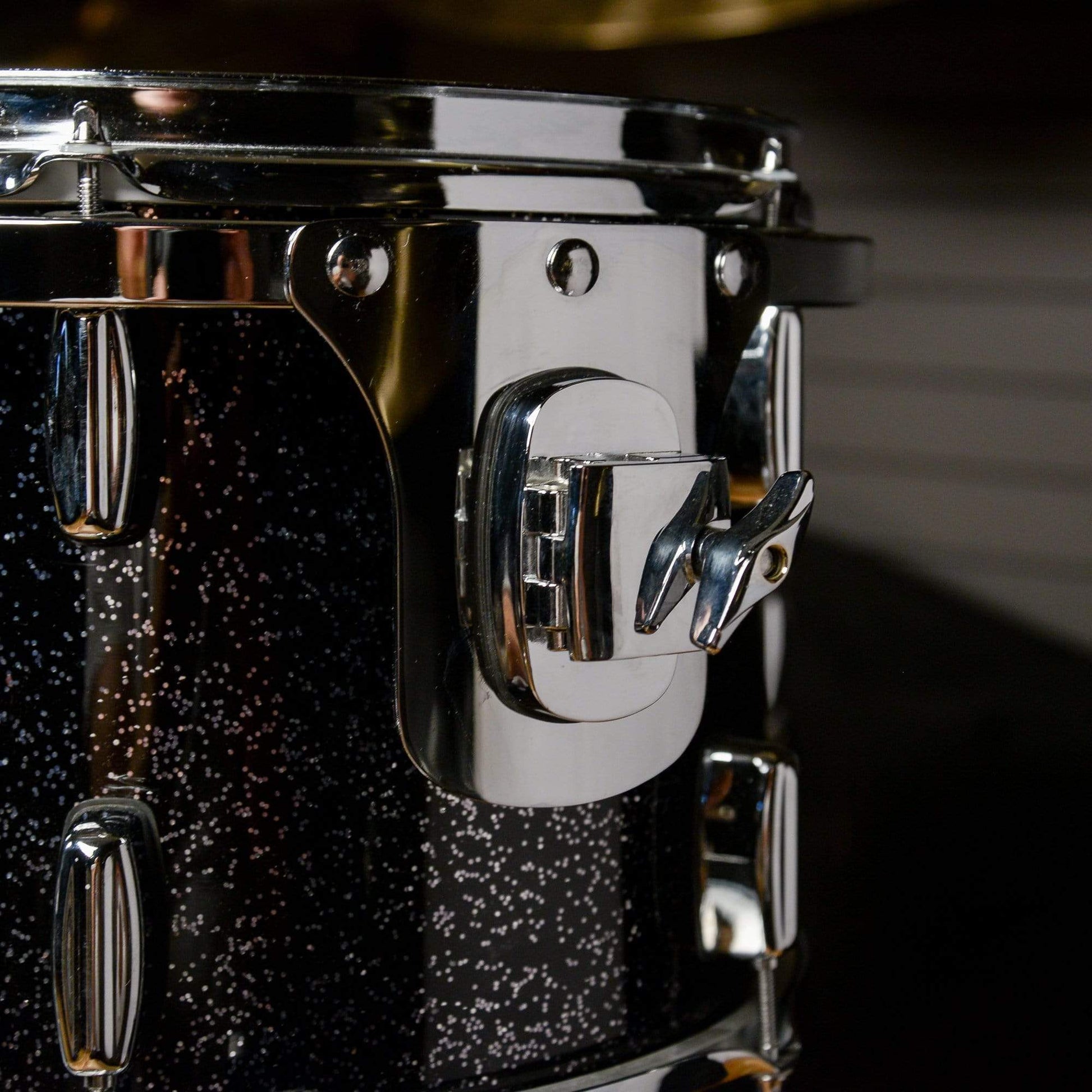 Barton Drum Co. 13/16/22/5x14 4pc. North American Maple Drum Kit Black Sparkle