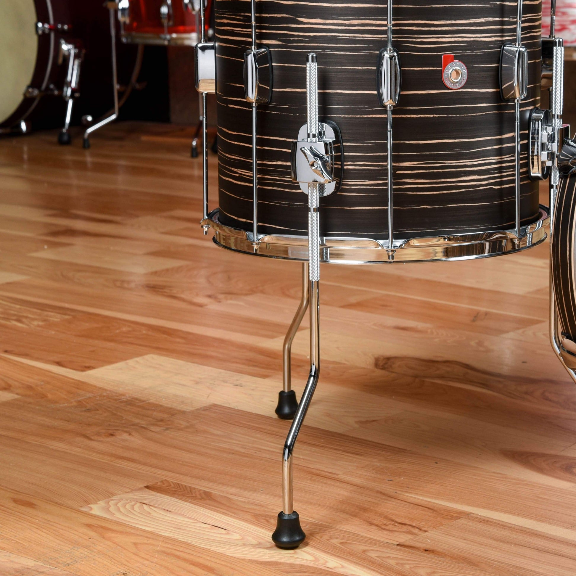 Barton Drum Co. 12/14/20 3pc. Essential Beech Drum Kit Ebony Drums and Percussion / Acoustic Drums / Full Acoustic Kits