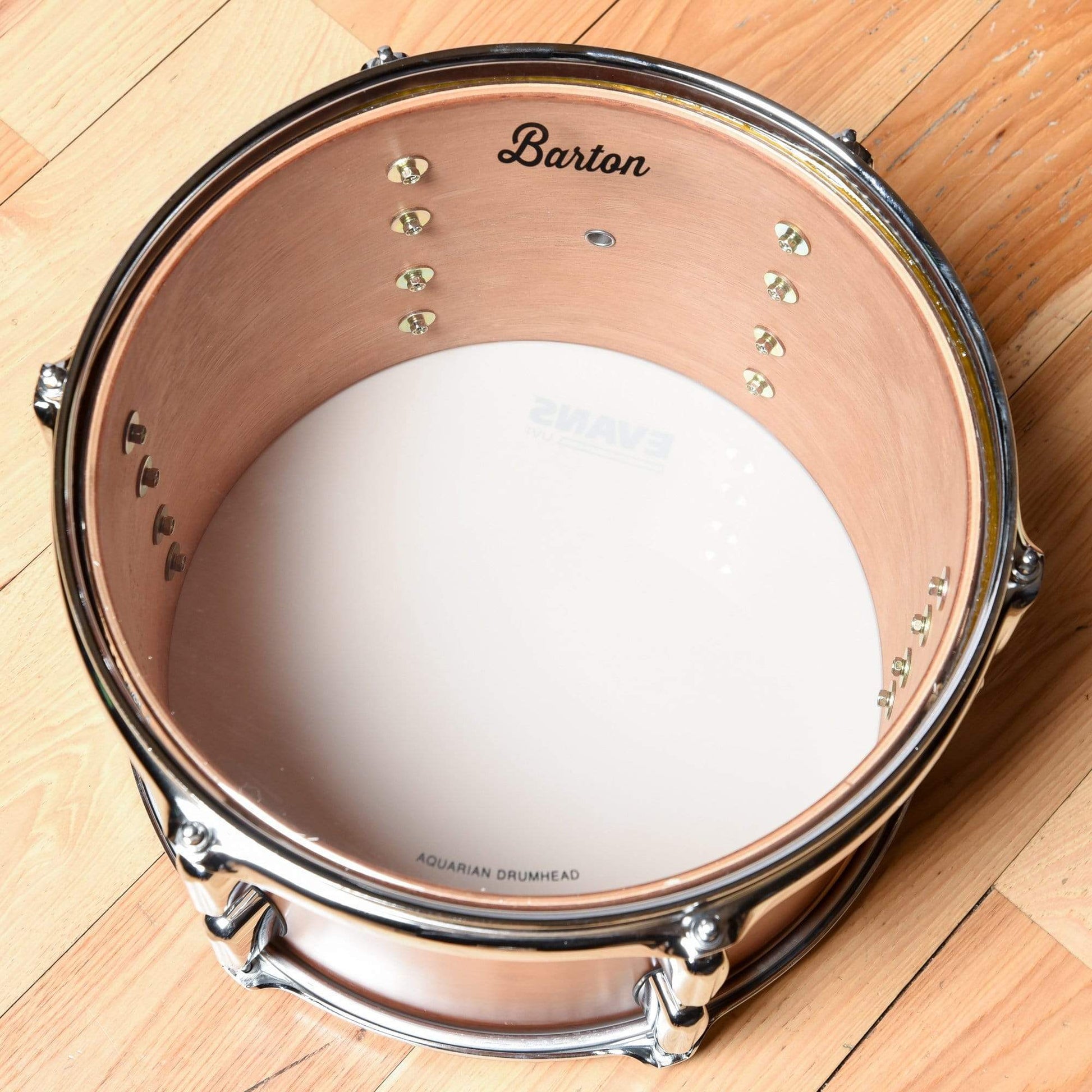 Barton Drum Co. 12/14/20 3pc. Mahogany/Poplar Drum Kit Ribbon Satin Drums and Percussion / Acoustic Drums / Full Acoustic Kits