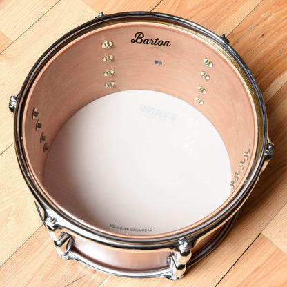 Barton Drum Co. 12/14/20 3pc. Mahogany/Poplar Drum Kit Ribbon Satin Drums and Percussion / Acoustic Drums / Full Acoustic Kits