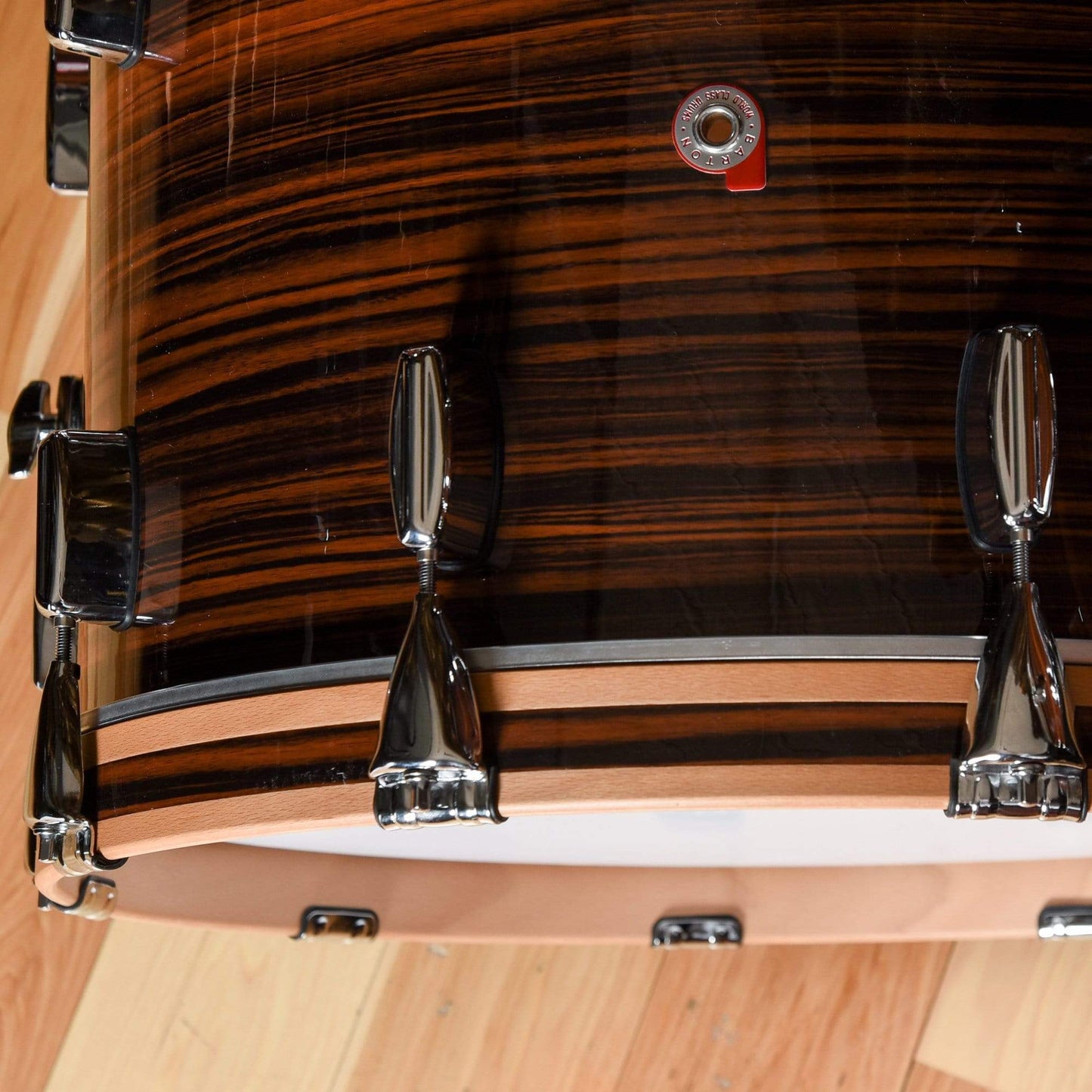 Barton Drum Co. 13/16/22 3pc. Beech Drum Kit Tigerwood Drums and Percussion / Acoustic Drums / Full Acoustic Kits