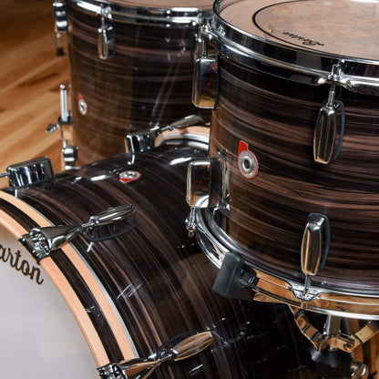 Barton Drum Co. 13/16/22 3pc. Beech Drum Kit Zebrawood Drums and Percussion / Acoustic Drums / Full Acoustic Kits