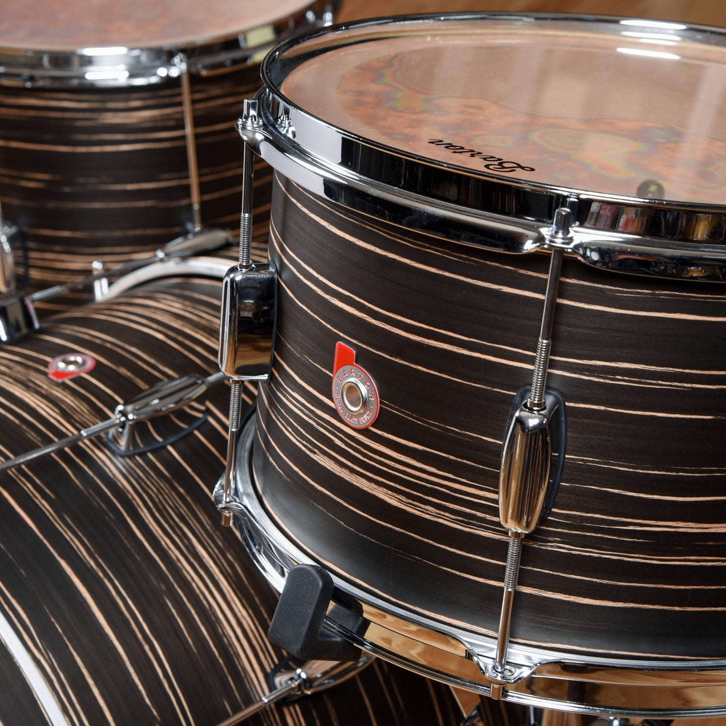 Barton Drum Co. 13/16/22 3pc. Essential Beech Drum Kit Ebony Drums and Percussion / Acoustic Drums / Full Acoustic Kits