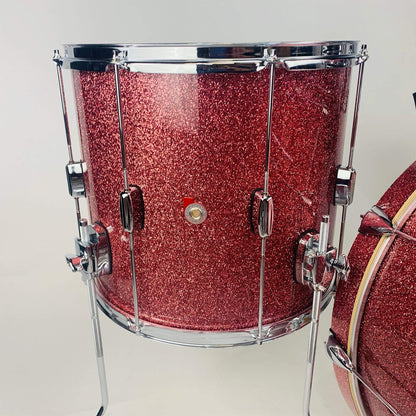 Barton Drum Co. 13/16/22 3pc. Essential Maple Drum Kit Pink Sparkle Drums and Percussion / Acoustic Drums / Full Acoustic Kits
