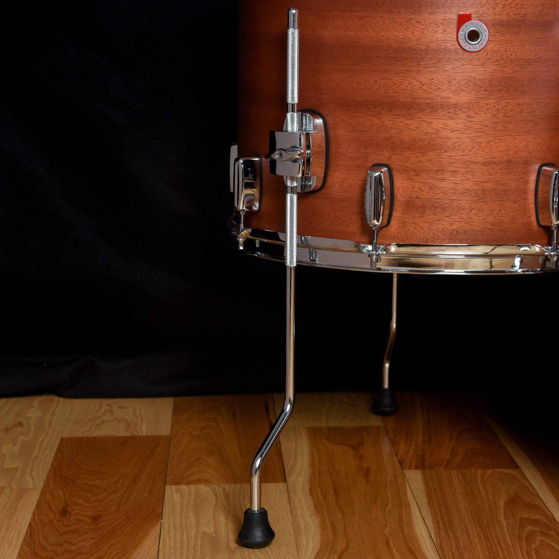Barton Drum Co. 13/16/22 3pc. Mahogany/Poplar Drum Kit Ribbon Satin Drums and Percussion / Acoustic Drums / Full Acoustic Kits