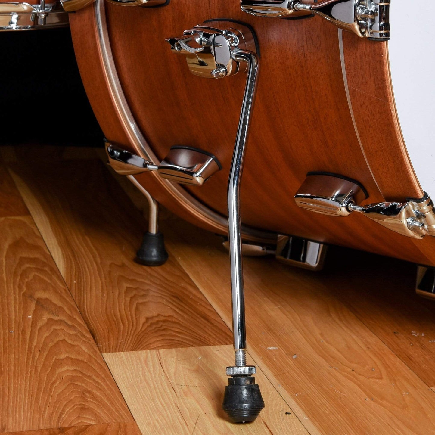 Barton Drum Co. 13/16/22 3pc. Mahogany/Poplar Drum Kit Ribbon Satin Drums and Percussion / Acoustic Drums / Full Acoustic Kits