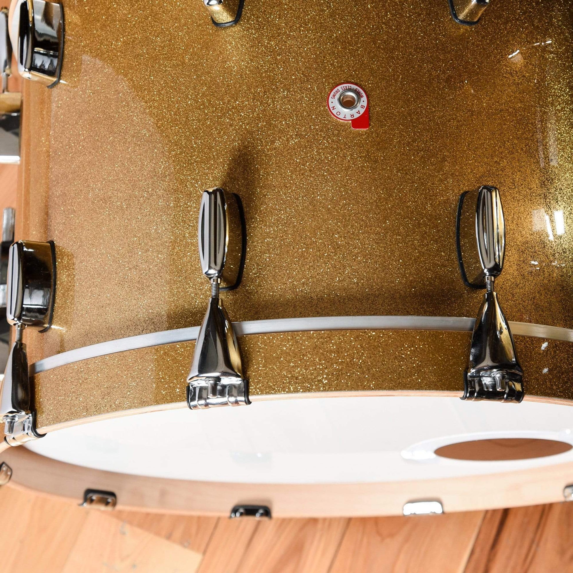 Barton Drum Co. 13/16/22 3pc. Maple Drum Kit Ginger Sparkle Drums and Percussion / Acoustic Drums / Full Acoustic Kits