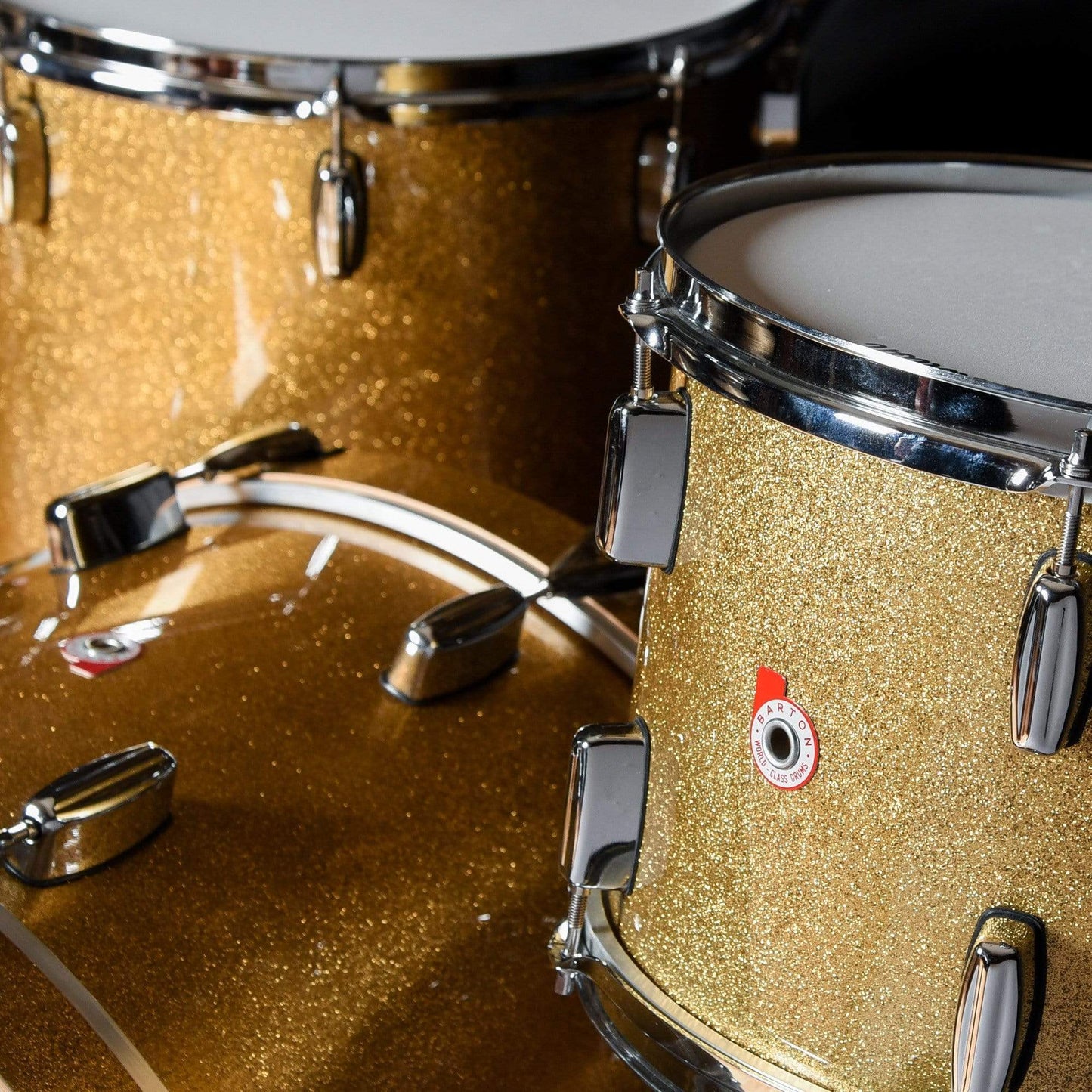 Barton Drum Co. 13/16/22 3pc. Maple Drum Kit Ginger Sparkle Drums and Percussion / Acoustic Drums / Full Acoustic Kits