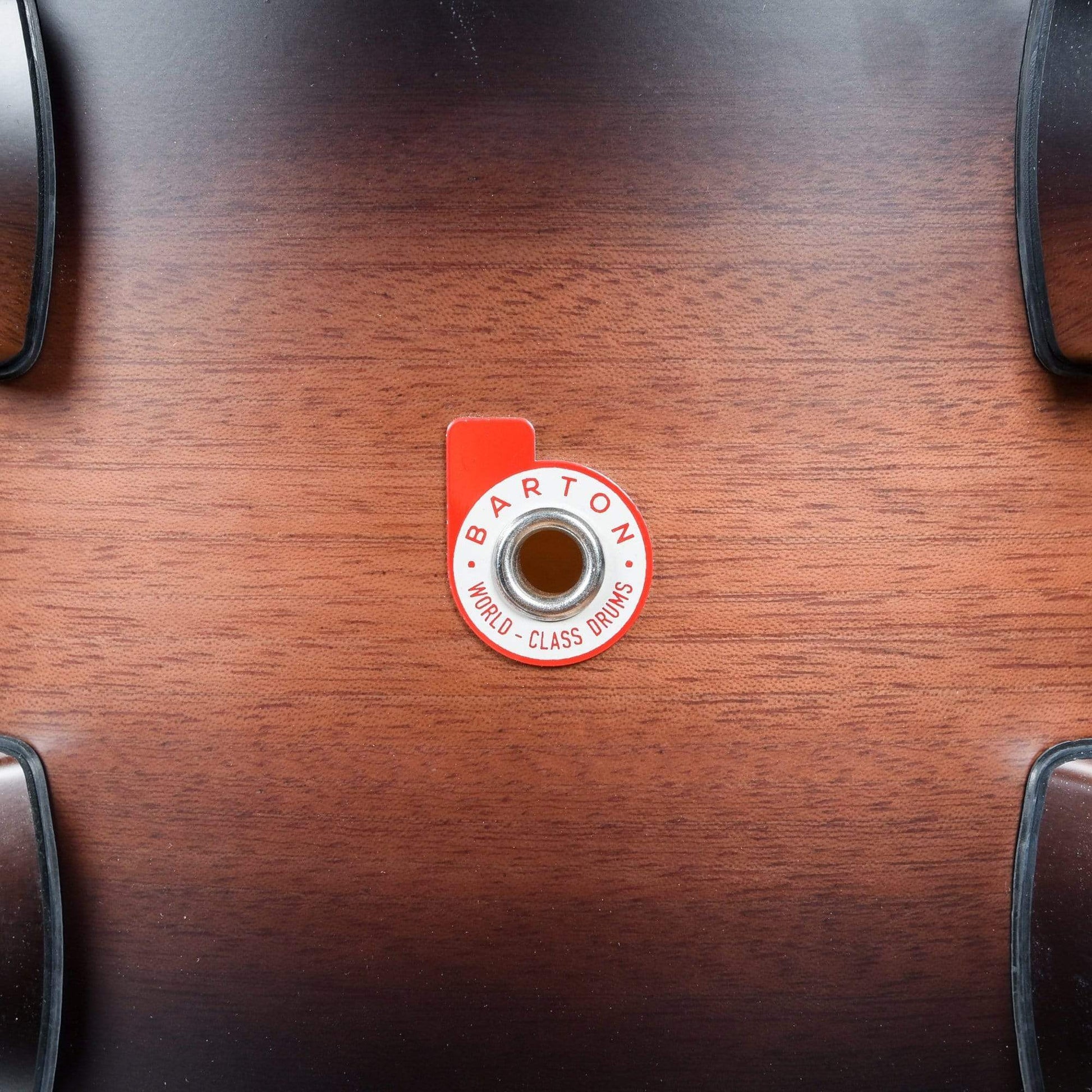 Barton Drum Co. 13/16/22x12 3pc. Mahogany/Poplar Drum Kit Ribbon Fade Drums and Percussion / Acoustic Drums / Full Acoustic Kits