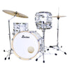 Barton Studio Custom Birch 12/14/20 3pc. Drum Kit White & Black Oyster Drums and Percussion / Acoustic Drums / Full Acoustic Kits