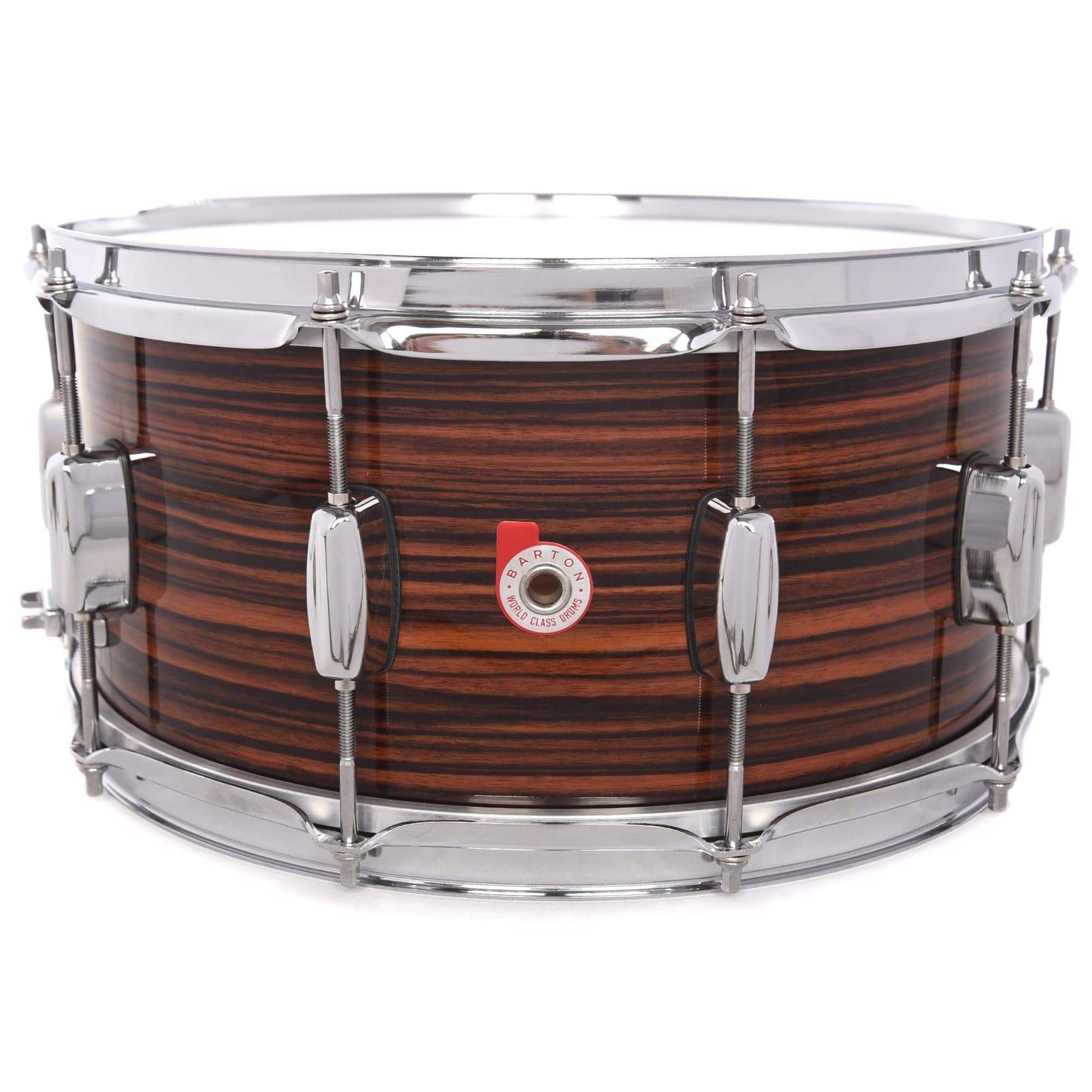 Barton Drum Co. 6.5x14 Beech Snare Drum Tigerwood Drums and Percussion / Acoustic Drums / Snare