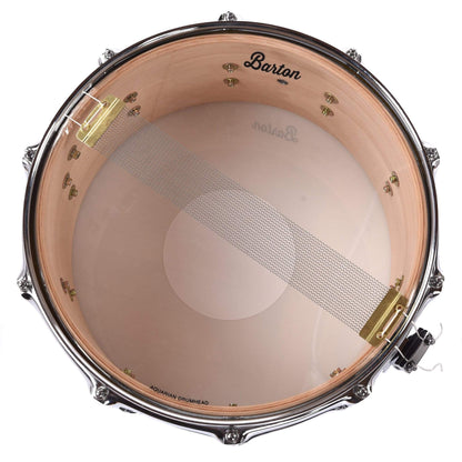 Barton Drum Co. 6.5x14 Beech Snare Drum Zebrawood Drums and Percussion / Acoustic Drums / Snare