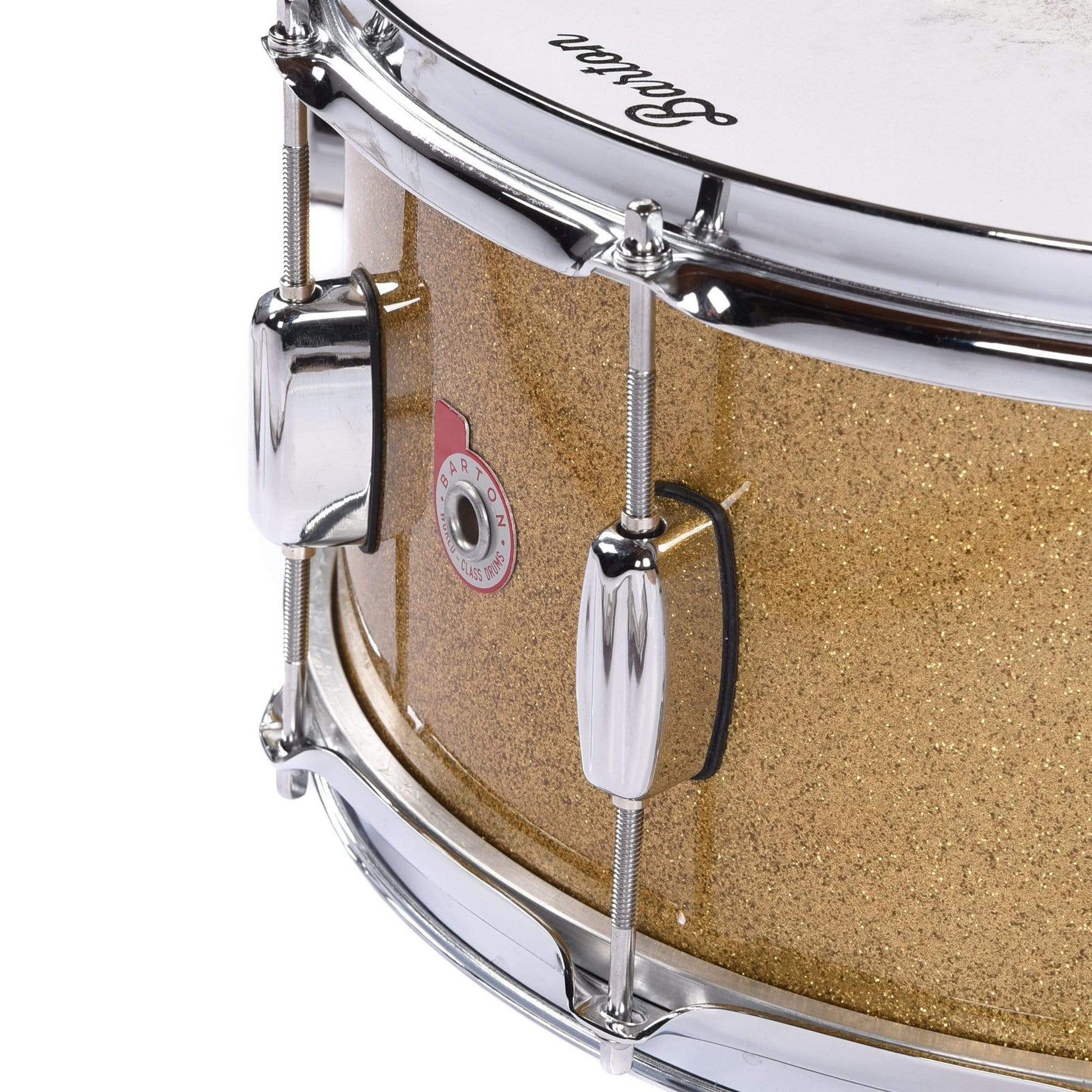 Barton Drum Co. 6.5x14 Maple Snare Drum Ginger Sparkle Drums and Percussion / Acoustic Drums / Snare