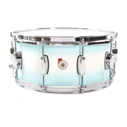 Barton Drum Co. 6x14 Beech Snare Drum White/Blue Duco Drums and Percussion / Acoustic Drums / Snare