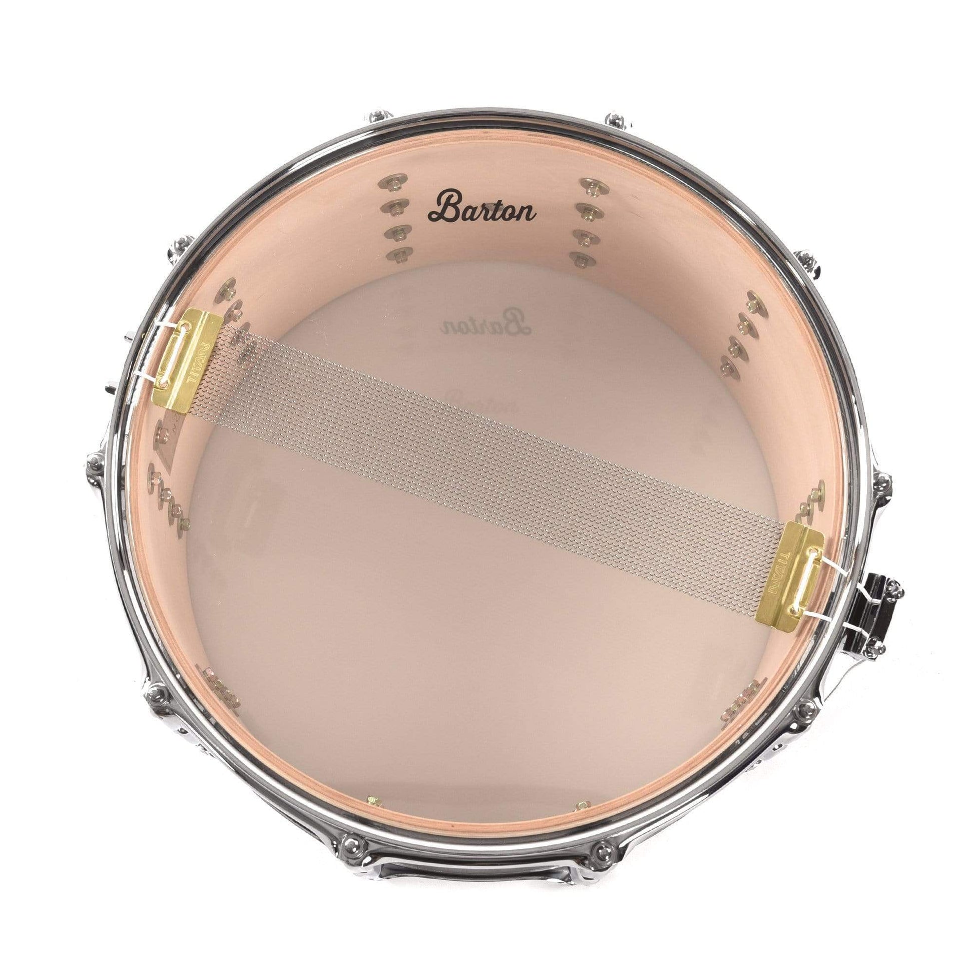 Barton Drum Co. 8x14 Beech Snare Drum Ebony Drums and Percussion / Acoustic Drums / Snare