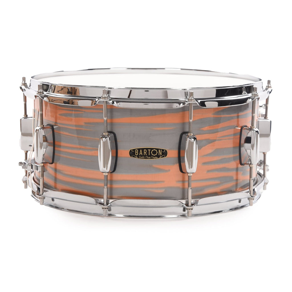 Barton Studio Custom Maple 6.5x14 Snare Drum Mars Oyster