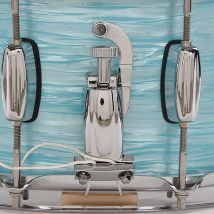 Barton Studio Custom Maple 6.5x14 Snare Drum Sky Blue Oyster Drums and Percussion / Acoustic Drums / Snare