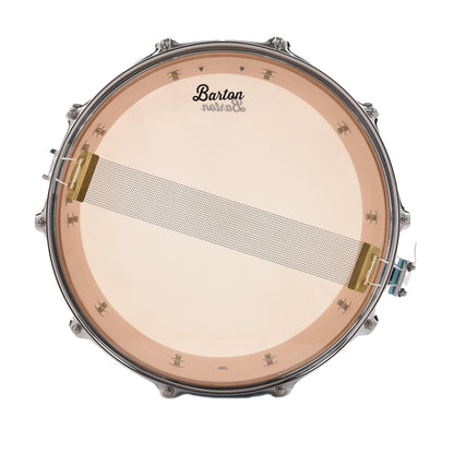 Barton Studio Custom Maple 6.5x14 Snare Drum Sky Blue Oyster Drums and Percussion / Acoustic Drums / Snare