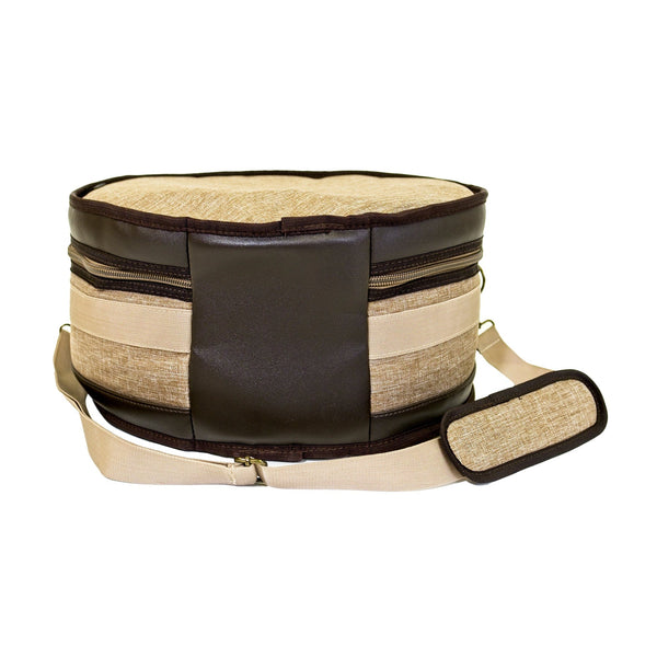 Barton Drum Co. 6.5x14 Snare Drum Bag Tawny Brown Chicago Music Exchange