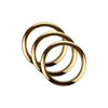 Bass Drum O's 4" Bass Drum Head Reinforcement Ring Brass (3 Pack Bundle) Drums and Percussion / Parts and Accessories / Drum Parts