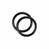 Bass Drum O's 5" Bass Drum Head Reinforcement Ring Black (2 Pack Bundle) Drums and Percussion / Parts and Accessories / Drum Parts