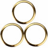 Bass Drum O's 5" Bass Drum Head Reinforcement Ring Brass (3 Pack Bundle) Drums and Percussion / Parts and Accessories / Drum Parts
