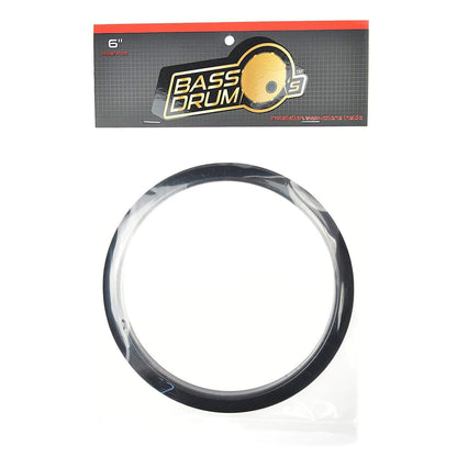 Bass Drum O's 6" Bass Drum Head Reinforcement Ring Black Drums and Percussion / Parts and Accessories / Drum Parts