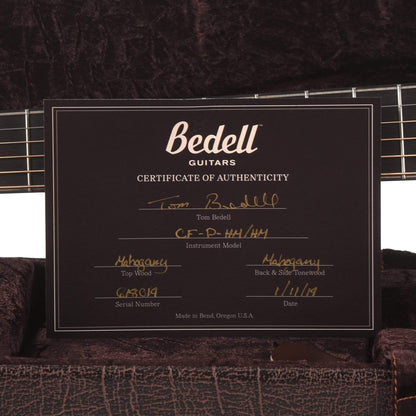 Bedell Classic Folk Parlor Honduran Mahogany w/K&K Pure Duo Tone Acoustic Guitars / Parlor