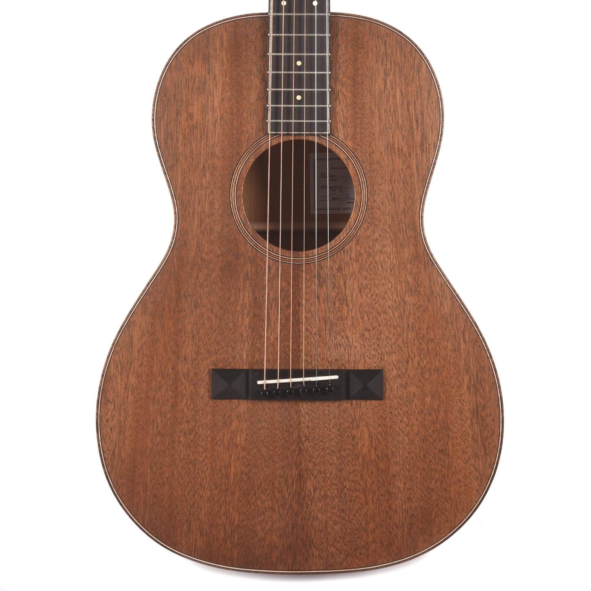 Bedell Classic Folk Parlor Honduran Mahogany w/K&K Pure Duo Tone Acoustic Guitars / Parlor