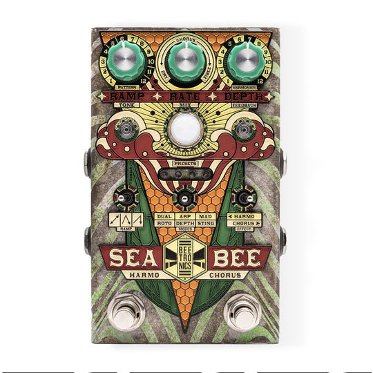 Beetronics Custom Shop #089 Seabee Harmochorus Pedal Effects and Pedals / Chorus and Vibrato