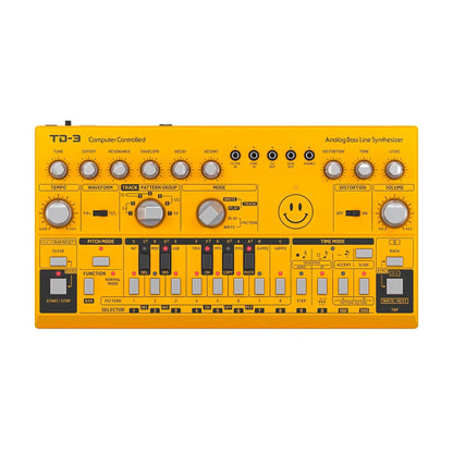 Behringer TD-3-AM Analog Bass Line Synthesizer Yellow Keyboards and Synths / Synths / Analog Synths