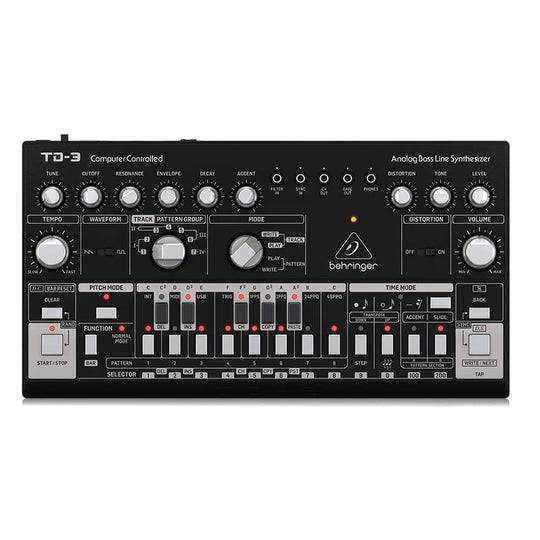 Behringer TD-3-BK Analog Bass Line Synthesizer Black Keyboards and Synths / Synths / Analog Synths