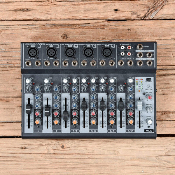 &中古ZOOM G2.1u/UW500/BEHRINGER XENYX 1002 behringer-pro-audio-mixers-