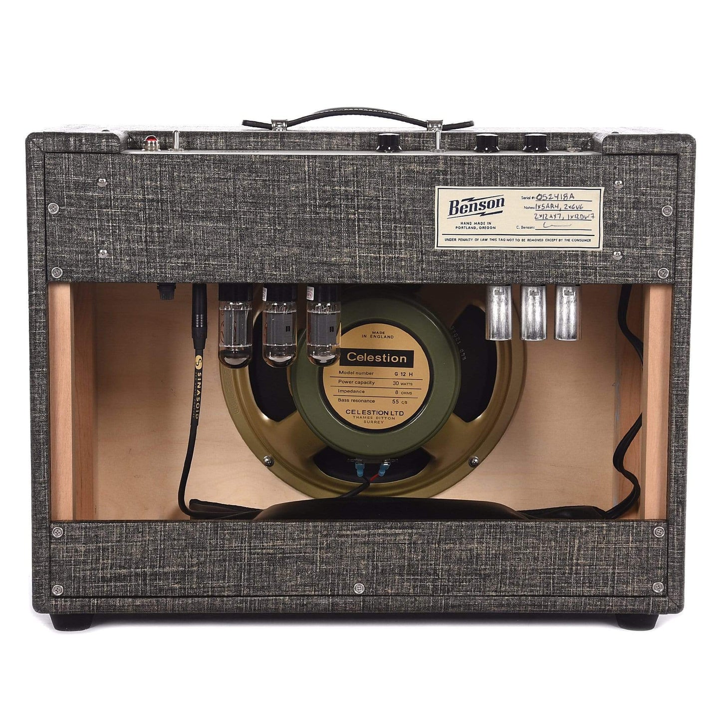 Benson Monarch Reverb 1x12 Combo Night Moves w/Wheat Grill Amps / Guitar Combos