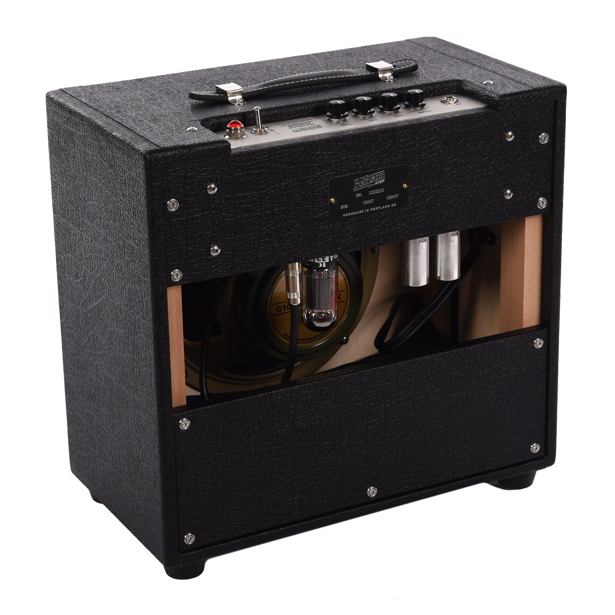 Benson Nathan Junior Reverb 5W 1x10 Combo Amp Black Tolex, Silver Grill and Celestion Greenback Amps / Guitar Combos