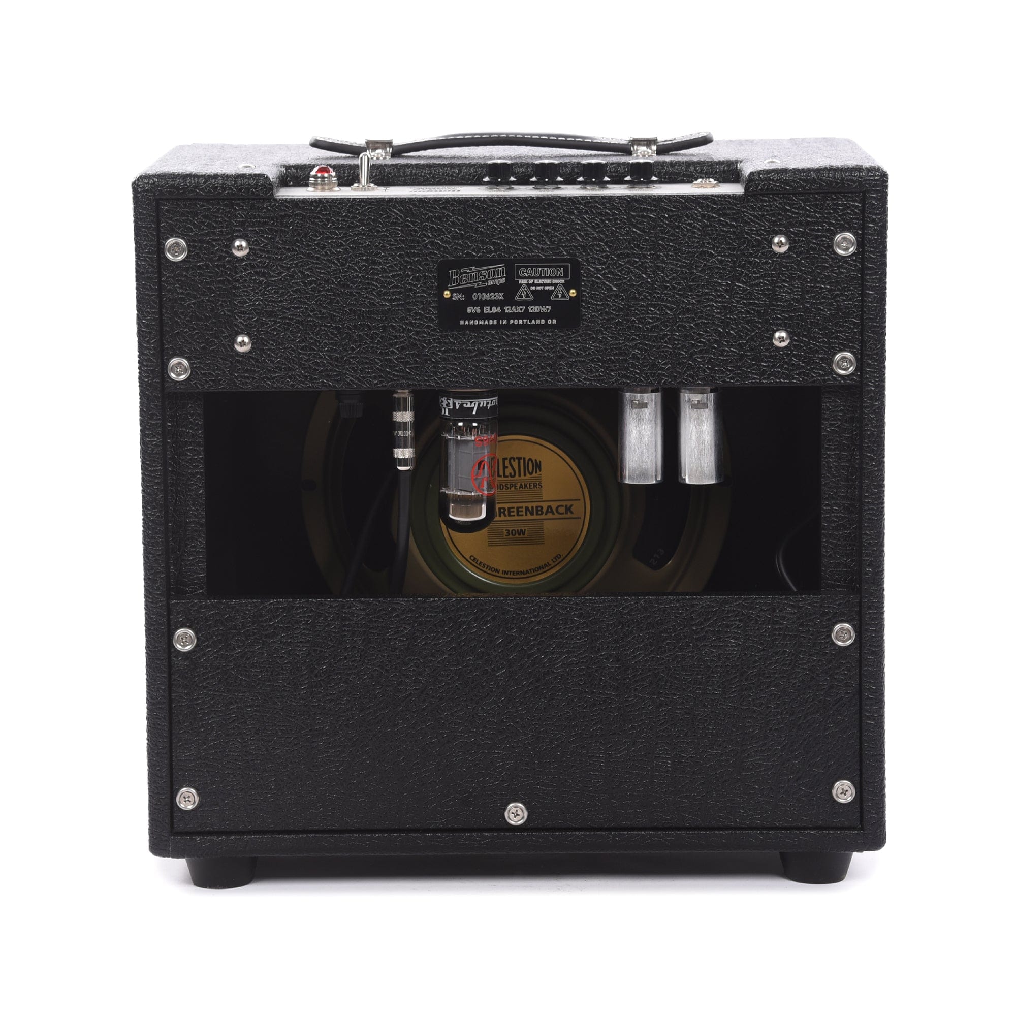 Benson Nathan Junior Reverb 5W 1x10 Combo Amp Black Tolex w/ Oxblood Grill Amps / Guitar Combos