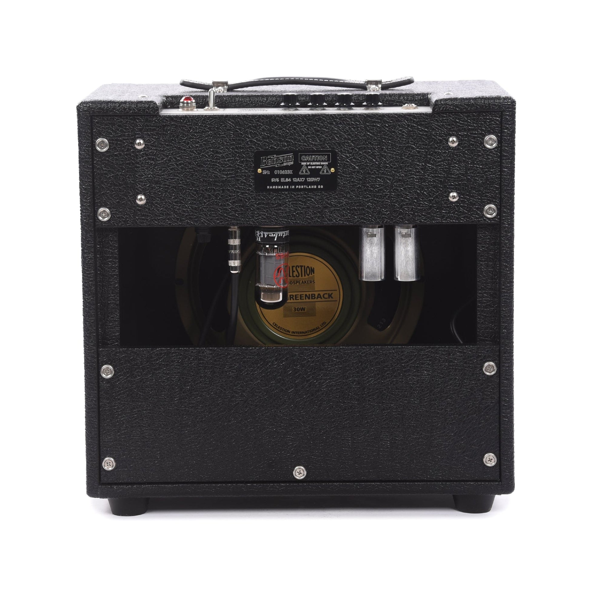 Benson Nathan Junior Reverb 5W 1x10 Combo Amp Black Tolex w/ Oxblood Grill Amps / Guitar Combos