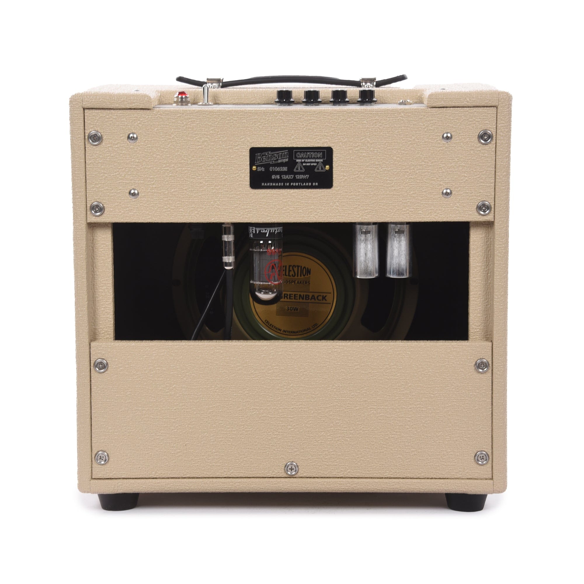 Benson Nathan Junior Reverb 5W 1x10 Combo Amp Blonde Tolex w/ Purple Grill Amps / Guitar Combos